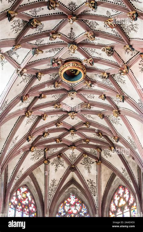 Bern Cathedral inside. Ceilings in Bern Cathedral Stock Photo - Alamy