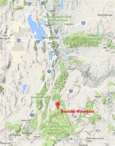 Boulder Mountain Utah Map | Draw A Topographic Map