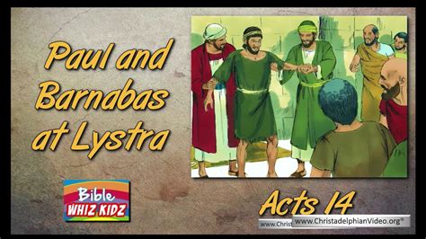 Bible Stories for Children - Paul & Barnabas At Lystra - YouTube