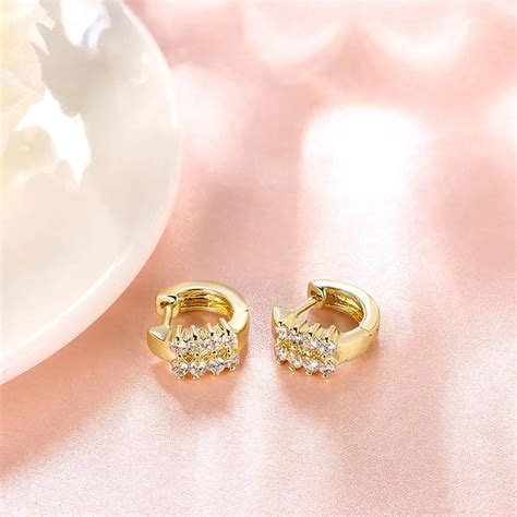 New 2017 Latest Saudi Gold Earring Designs For Women Hoop Jewelry - Buy Earrings Designs In Gold ...