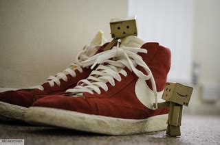 nike blazers with danbo | please press 'L' for better viewin… | Flickr