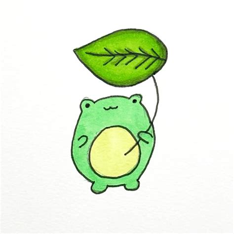 Frog Drawing Easy