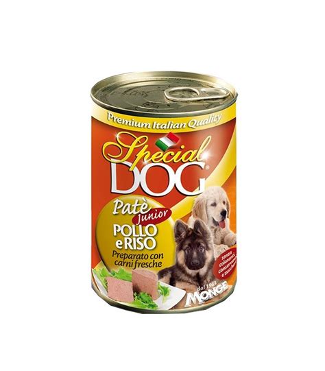 Monge Special Dog Pate Junior with Chicken & Rice 400g Dog Wet Food - Pet Warehouse | Philippines