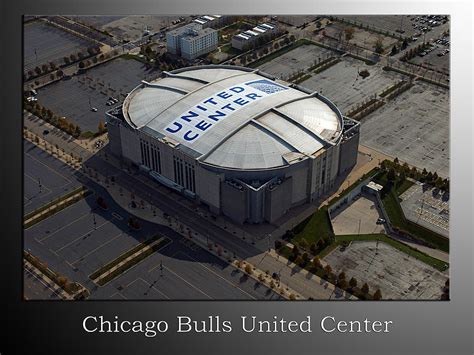 Chicago Bulls United Center Mixed Media by Thomas Woolworth | Fine Art America