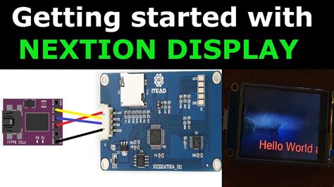 Getting started with Nextion Display - YouTube