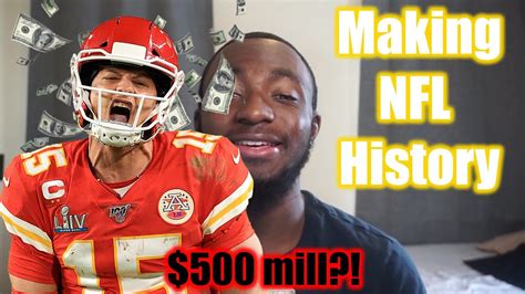 Patrick Mahomes signs LEGENDARY Contract Extension!! | The Drop - YouTube