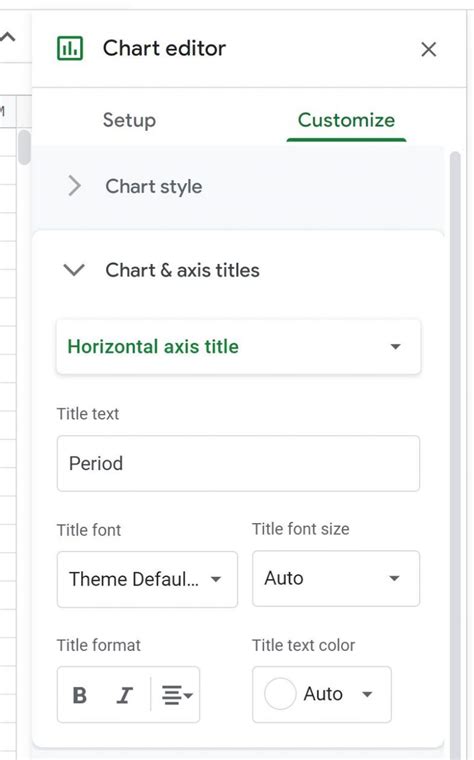 How to Add Axis Labels in Google Sheets (With Example)