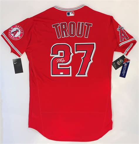 Mike Trout Autographed Angels Jersey (pre-order) - The Autograph Source