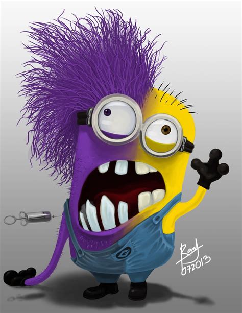 minion transformation by bopet on deviantART | Minions funny, Purple minions, Evil minions