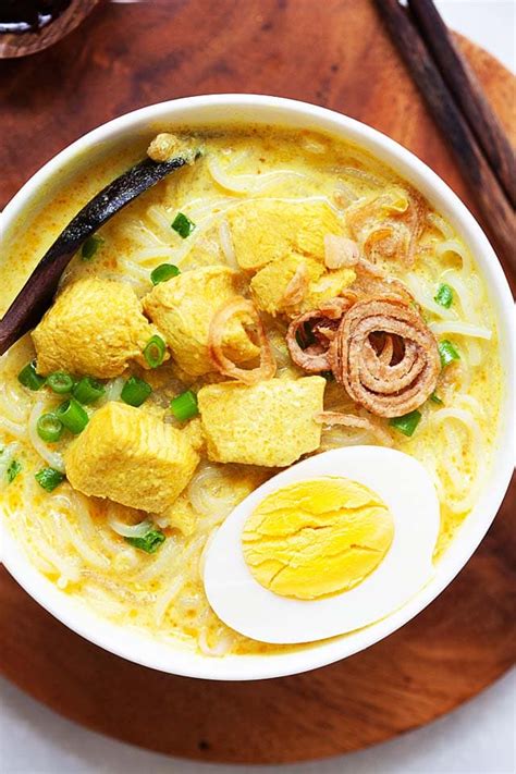 Soto Ayam - Malaysian-Indonesian Chicken Soup - Rasa Malaysia