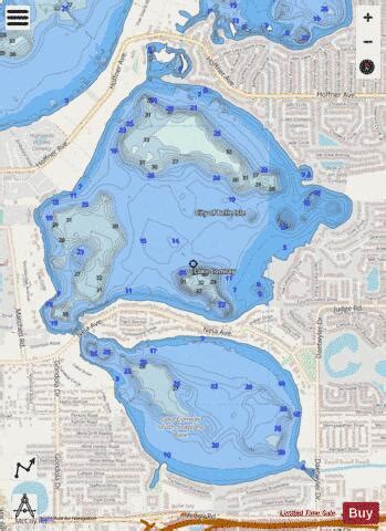 LAKE CONWAY Fishing Map | Nautical Charts App