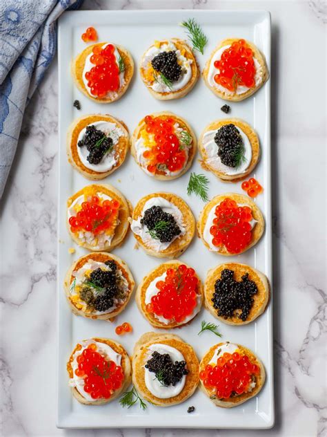 Easy Blini with Caviar (video) - Tatyanas Everyday Food