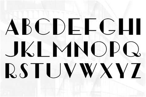 Art Deco Border: Art Deco Border Fonts