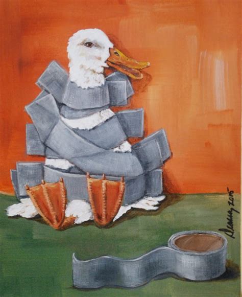 Duck Tape Still Life Painting