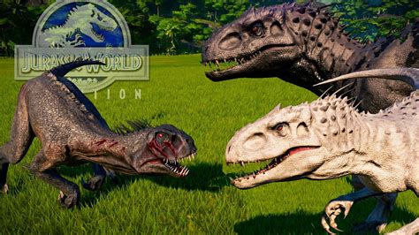 HERMANOS INDOMINUS REX MODIFICADOS vs SCORPIUS REX!! batalla de dinosaurios Jurassic World ...