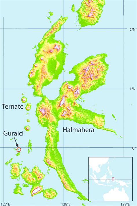 Moluccas Map