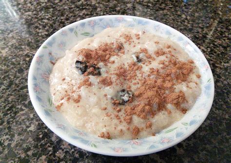 Almond Milk Rice Pudding With Raisins Recipe by Rosslyn - Cookpad