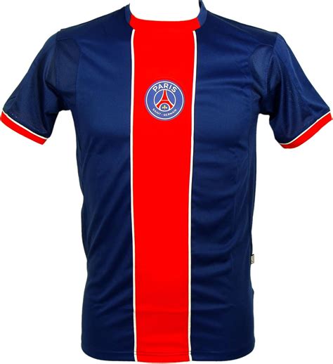 PSG - Official Paris Saint-Germain Men's Football Jersey - Blue, Red ...