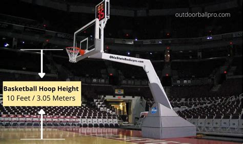 Height of a Basketball Hoop – In Meters | By Age | NBA