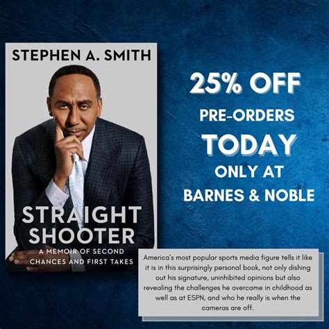 Stephen A Smith on Twitter: "Pre-order your copy of my memoir today from Barnes & Noble and ...