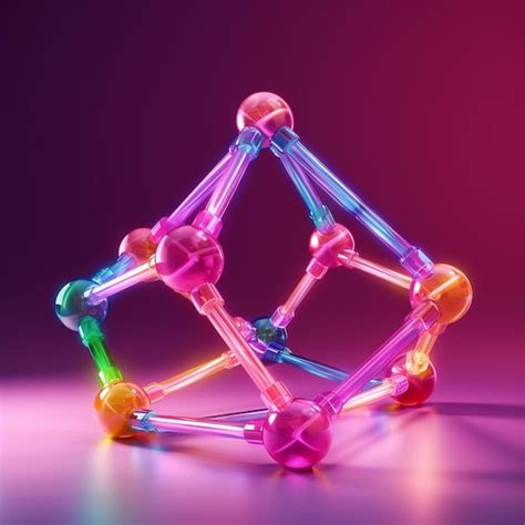 Premium Photo | Science molecule dna model structure