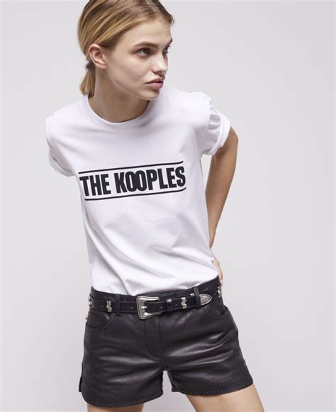 The Kooples Loose-Fit Logo Lettered T-Shirt Scarborough