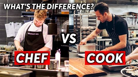 WHAT IS THE DIFFERENCE BETWEEN A CHEF AND A COOK? - Chef Jill Answers! - YouTube