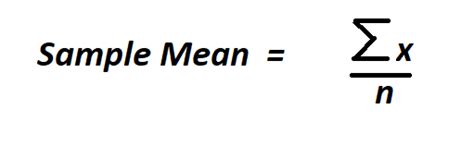 How to Calculate Sample Mean.