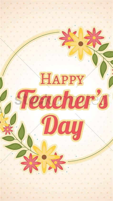 Happy Teachers Day, flower, card, wish, HD phone wallpaper | Peakpx