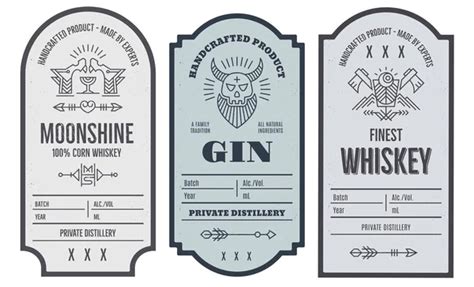 Whiskey Bottle Label Template Free