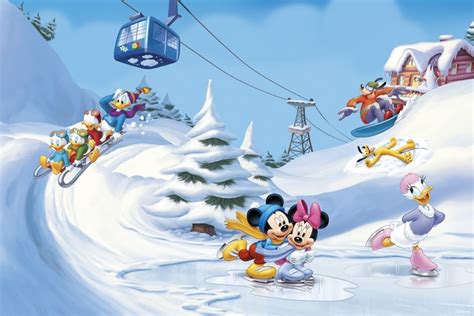 Winter Mickey Mouse Wallpaper - WallpaperSafari