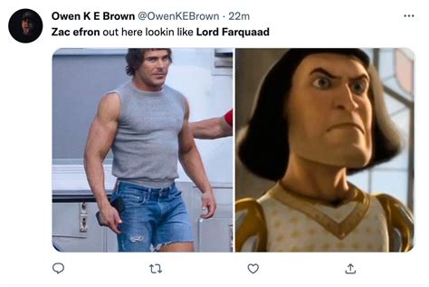 Fans Shocked By Zac Efron's Transformation Into Lord Farquaad!