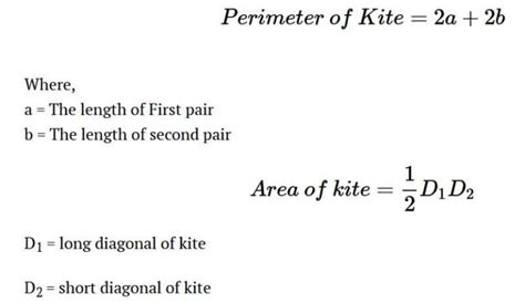 Perimeter of a Kite Formula ⭐️⭐️⭐️⭐️⭐️