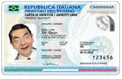 Atlante principalmente Dire bugie come riconoscere carta d identità ...