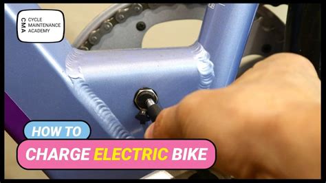 How to charge electric bike - Cycle Maintenance Academy