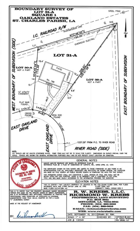 Boundary Surveys – Richmond W. Krebs & Associates, LLC