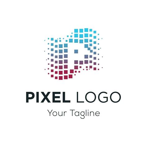 Pixel Logo Design Vector Template 20448624 Vector Art at Vecteezy