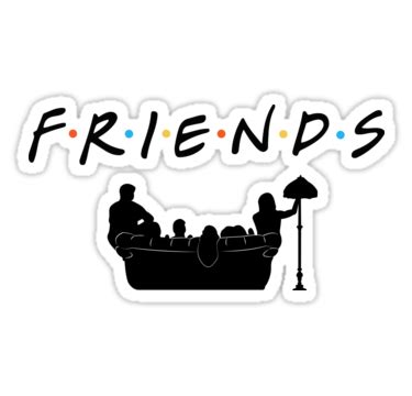 Friends tv, Cute laptop stickers, Friends tv show