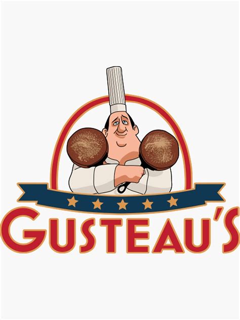 "Gusteau's Anyone Can Cook - Ratatouille" Sticker for Sale by yaminuke309 | Redbubble