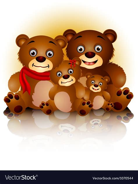 Bear Family Cartoon