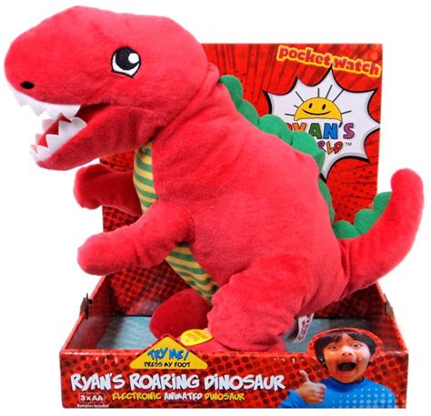 Ryan's World Ryan's Roaring Dinosaur Plush Figure [T-Rex] - Walmart.com