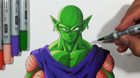 How To Draw Piccolo Face Then draw a horizontal line halfway