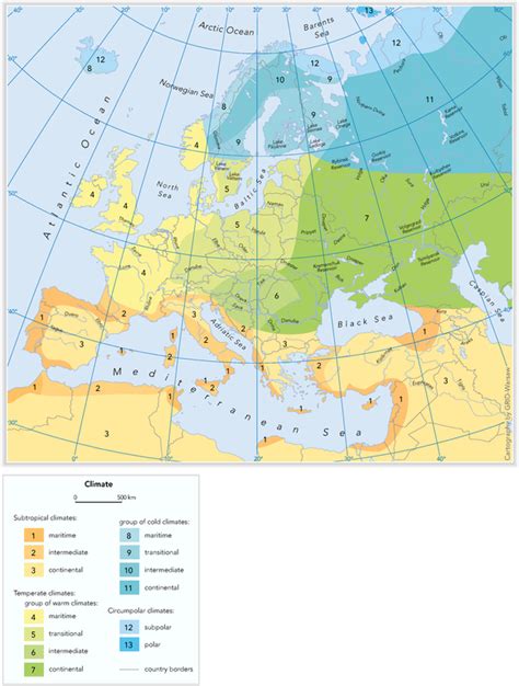 Main climates of Europe — European Environment Agency