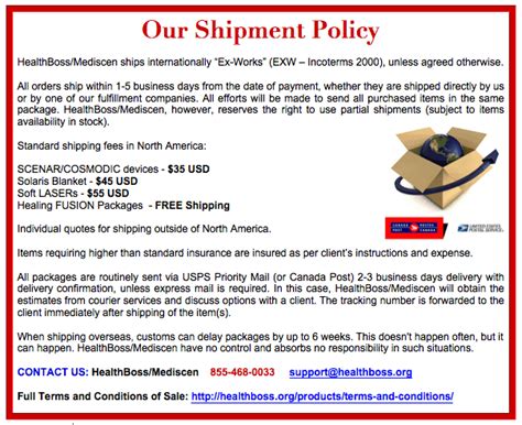 2023 Shipping Policy Template Fillable Printable Pdf - vrogue.co
