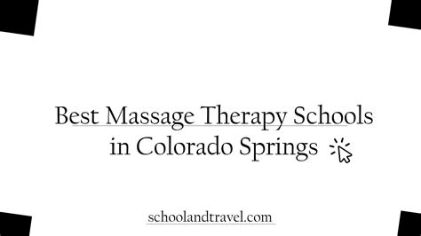 5 Best Massage Therapy Schools in Colorado Springs | 2023