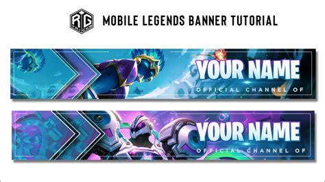 How To Make Mobile Legends Banner Ml Banner Youtube Banner Tutorial - Riset