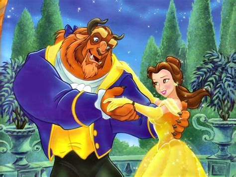 Belle and The Beast - Disney Couples Wallpaper (10608533) - Fanpop