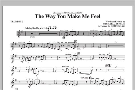 The Way You Make Me Feel - Bb Trumpet 2 | Sheet Music Direct