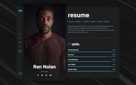 Renuvo 128 - Resume HTML5 Responsive Website Template