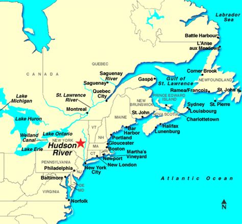 The Hudson River - Georgia Map Studies